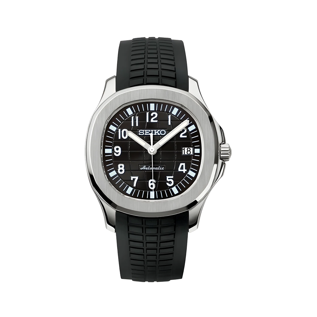 Seiko Mod Aquanaut – Noir – 42mm – Automatique NH35 – Verre Saphir