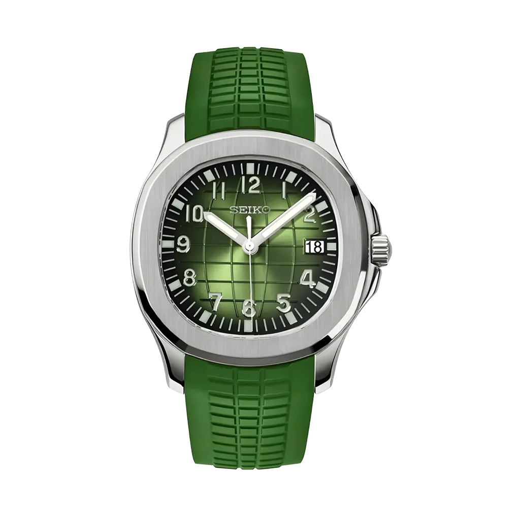 Seiko Mod Aquanaut – Vert – 42mm – Automatique NH35 – Verre Saphir