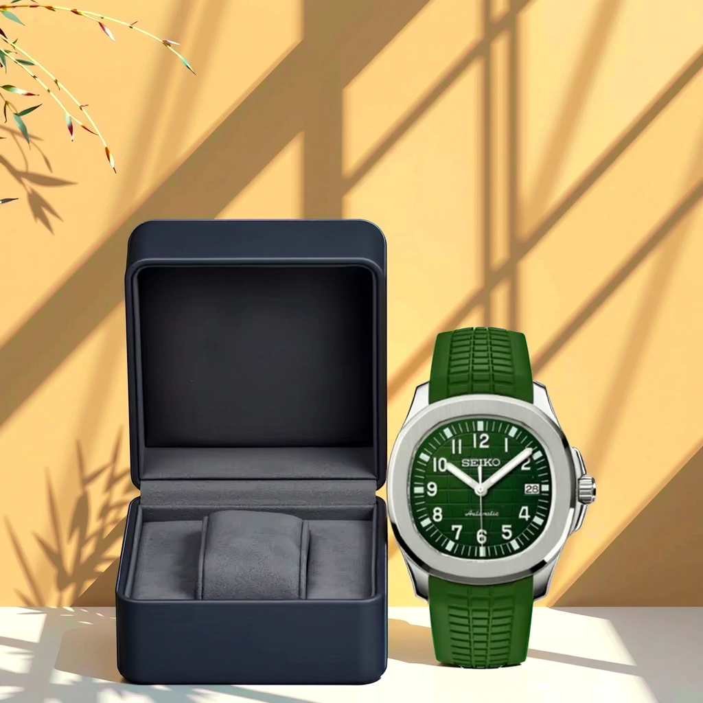 Seiko Mod Aquanaut – Vert – 42mm – Automatique NH35 – Verre Saphir – Image 2