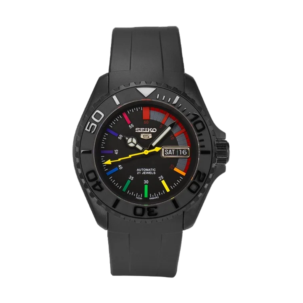 Seiko Mod Submariner – Rainbow Black KX 3 O’clock – Automatique NH35 – Verre Saphir