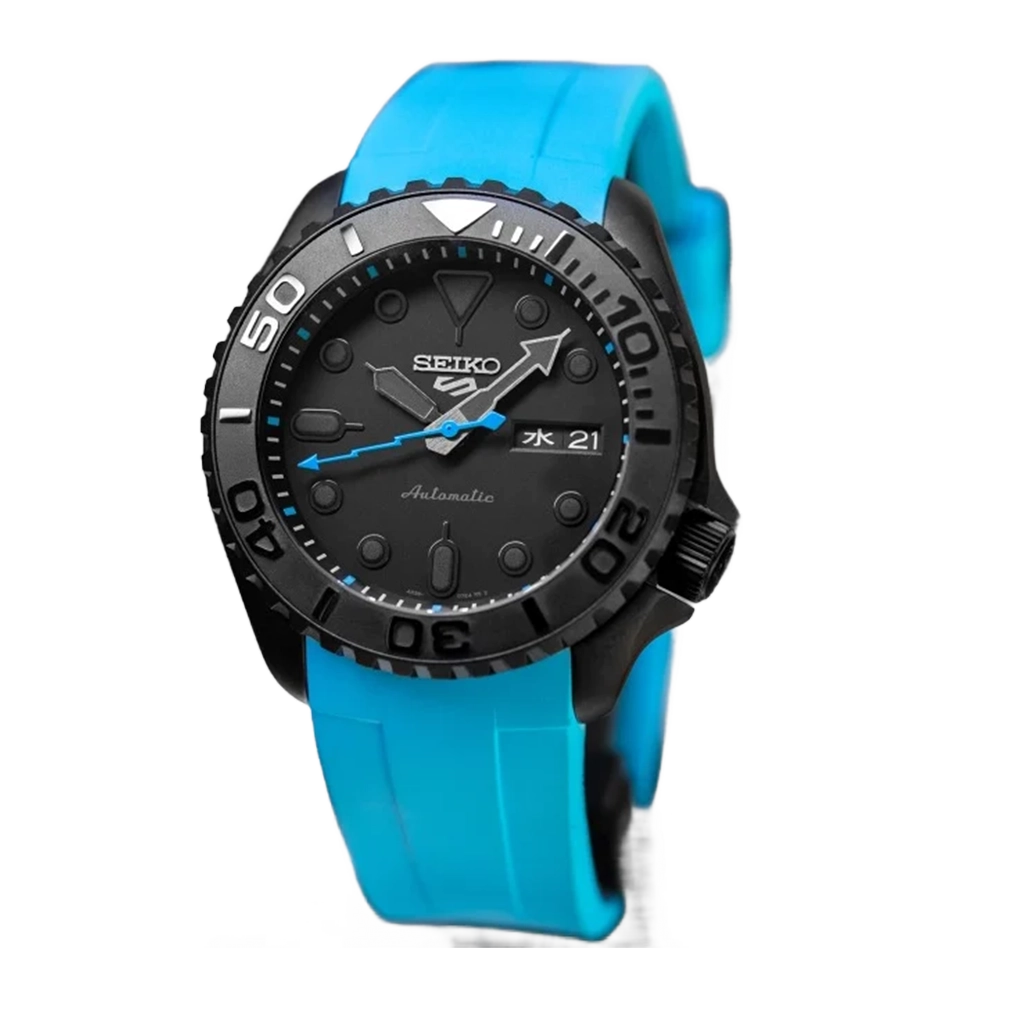 Seiko Mod Submariner – Turquoise Blue KX – Automatique NH35 – Verre Saphir